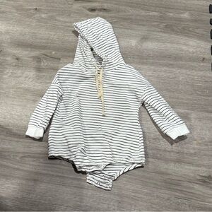 Striped Hooded Kids Bodysuit